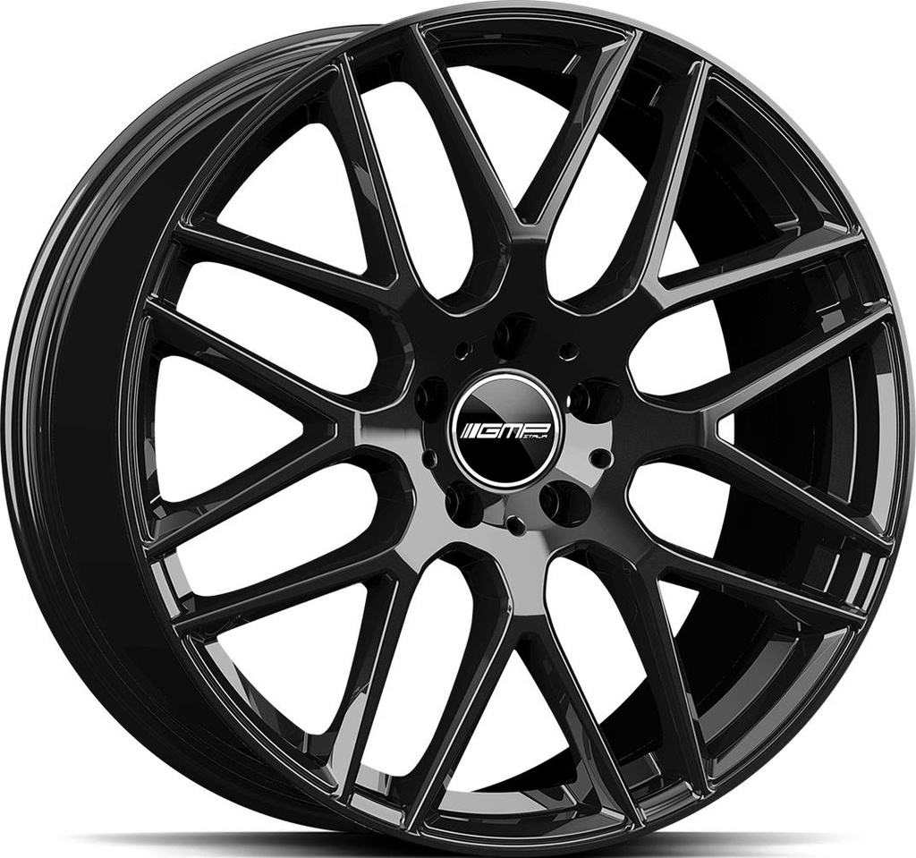 GMP BERGHEM GLOSSY BLACK 9x19 5/112 ET35 CB66.6