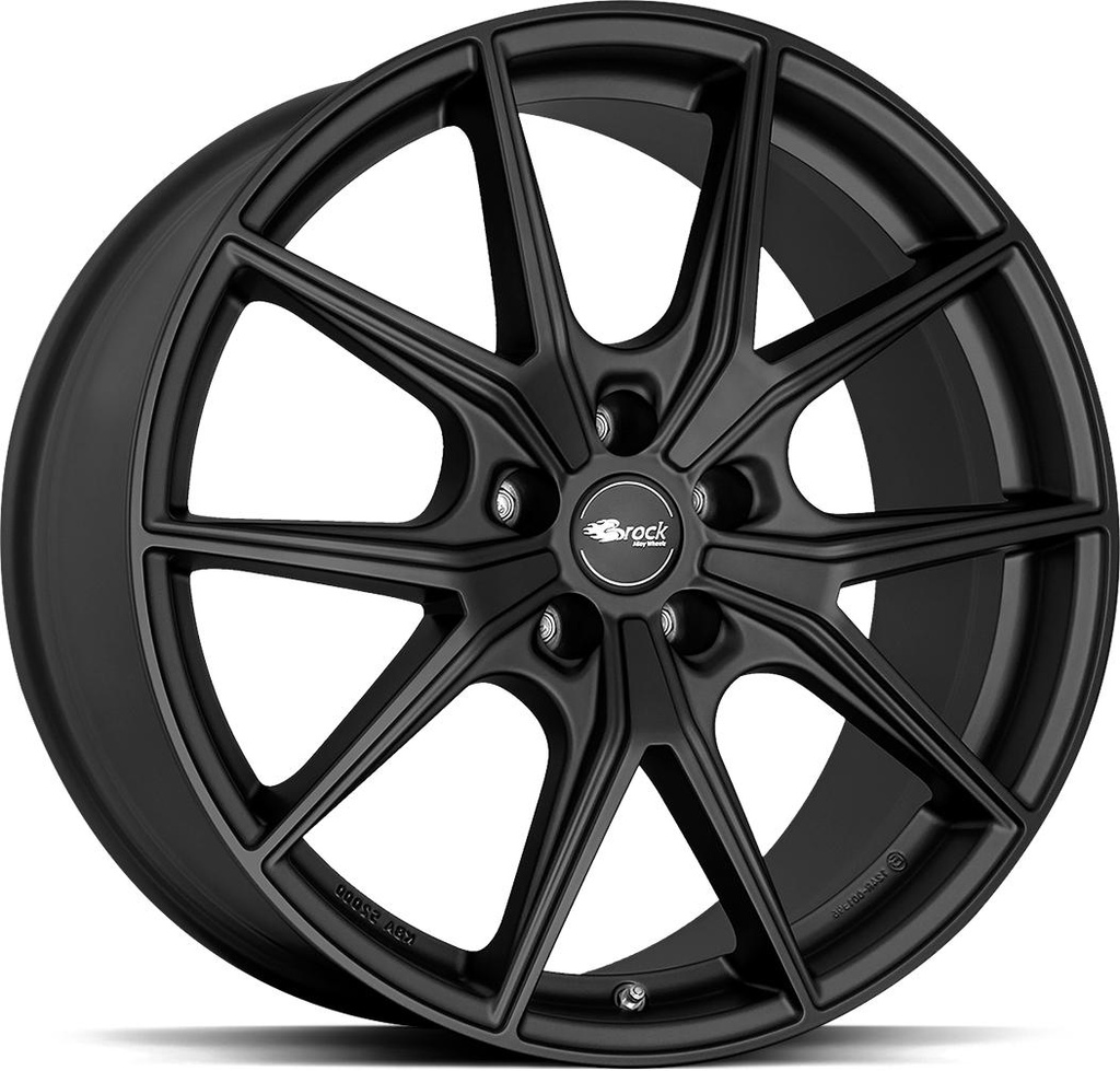 BROCK B40 SATIN BLACK MATT 8x20 5/108 ET50.5 CB63.4