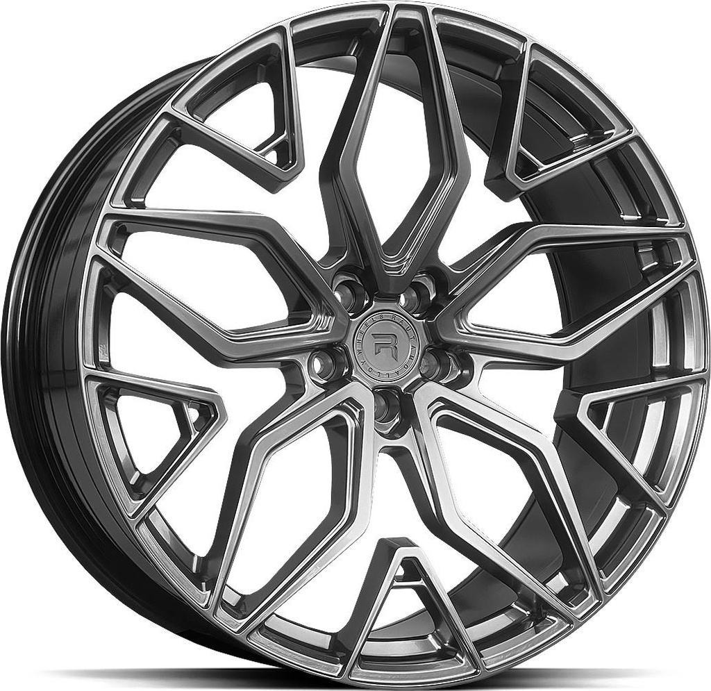 R-SERIES R17 HYPER BLACK 9.5x21 5/112 ET32 CB66.6