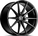 VOSSEN HF3 DOUBLE TINTED GLOSS BLACK 10.5x21 5/112 ET30 CB66.6